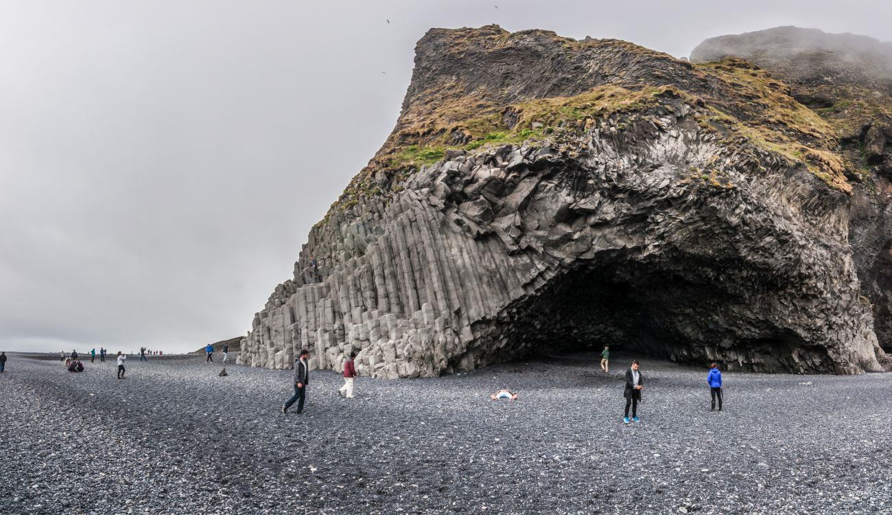 Reynisfjara Black Sand Beach Cave Iceland